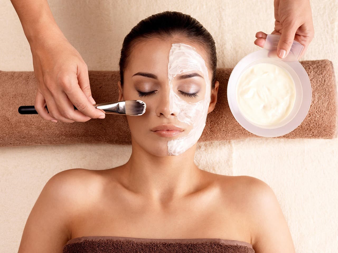 Relaxing spa scene